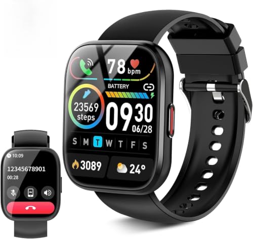 Smart Watch for Men Women Android & iPhone, 1.83" HD Touchscreen Smartwatch with Answer/Make Calls, 112+ Sports Modes IP68 Fitness Tracker, Fitness Watch with Sleep/Step/Activity/Heart Rate Monitor