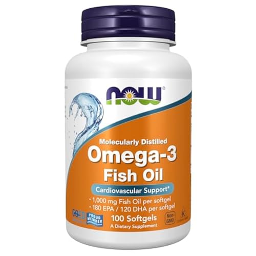Now Supplements, Omega-3, Molecularly Distilled, 100 Softgels