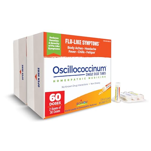 Boiron Oscillococcinum for Relief from Flu-Like Symptoms of Body Aches, Headache, Fever,