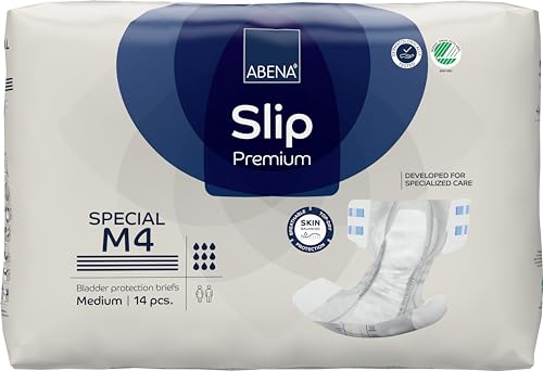 Abena Classic Design Adult Diapers, Slip Special Premium Incontinence Briefs, Heavy Absorbency,