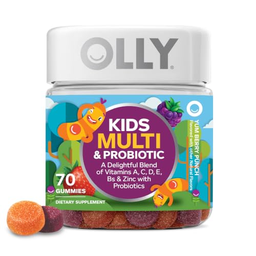 OLLY Kids Multivitamin & Probiotic Gummy, Digestive Support - 70 Count |
