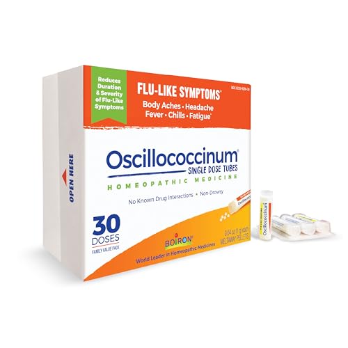 Boiron Oscillococcinum for Relief from Flu-Like Symptoms of Body Aches, Headache, Fever,