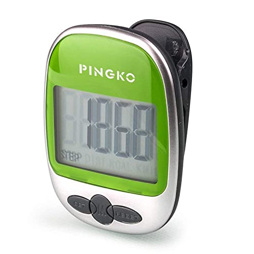 PINGKO Portable Sport Pedometer Step/Distance/Calories/Counter Tracker