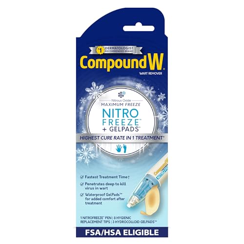 Compound W Nitro Freeze + GelPads Wart Remover, 1 Pen with 8