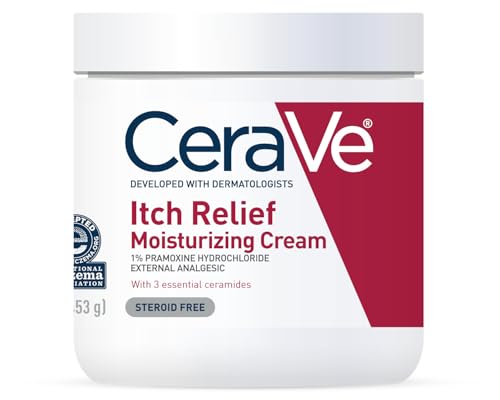 CeraVe Moisturizing Cream for Itch Relief, Anti Itch Cream, 16oz | Skin