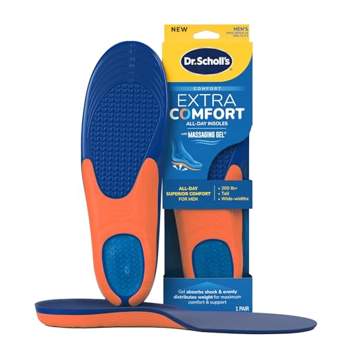 Dr. Scholl’s Extra Comfort Support Insoles Men, Shoe Inserts, 1 Pair |
