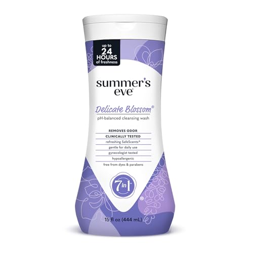 Summer's Eve All-Over Daily Feminine Wash, Delicate Blossom, 15 Fl Oz |