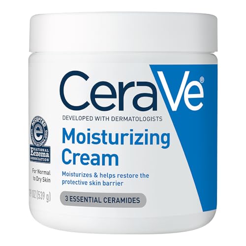 CeraVe Moisturizing Cream, Face & Body Moisturizer for Dry Skin, 19oz |