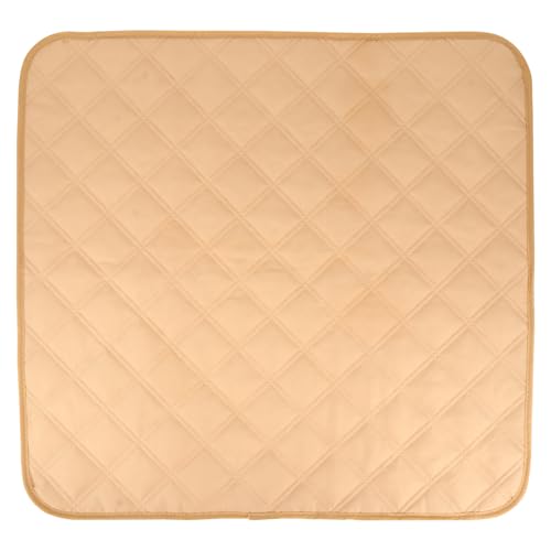 Waterproof Seat Pad Washable Absorbent Underpad for Furniture Protection | Beige Quilted