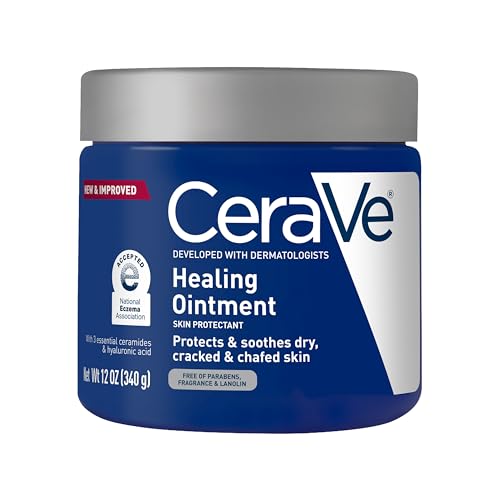 CeraVe Healing Ointment, Hyaluronic Acid Skin Protectant for Dry Skin, 12oz |