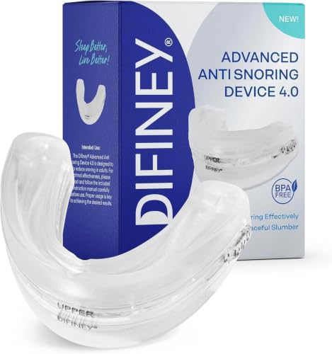 Difiney Advanced Anti Snoring Device 4.0: FDA-Cleared Snoring Solution – Adjustable Snore