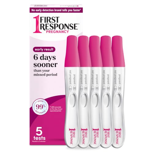 First Response Early Result Pregnancy Test, 5 Count Pack of 1 |