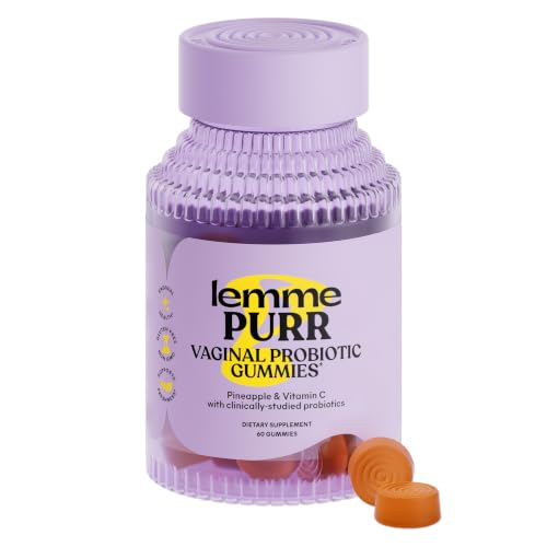 Lemme Purr Vaginal Probiotic Gummies for Women, 30-Day Supply | Balanced pH,