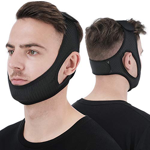 Anti Snore Chin Strap [Upgraded], Vosaro Snoring Solution Effective Anti Snore Device,