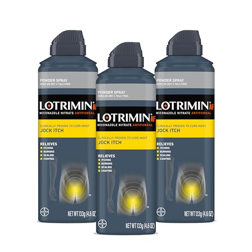 Lotrimin AF Jock Itch Powder Spray, Miconazole Nitrate 2% - Treatment of
