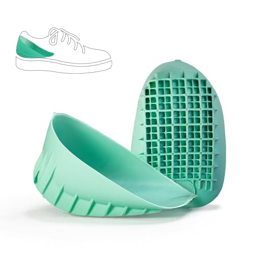 Tuli’s Heavy Duty Heel Cups for Heel Pain, Green, 1 Pair, Regular