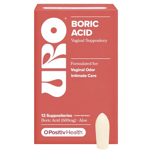 O Positiv URO Boric Acid Vaginal Suppository with Lactic Acid – 12