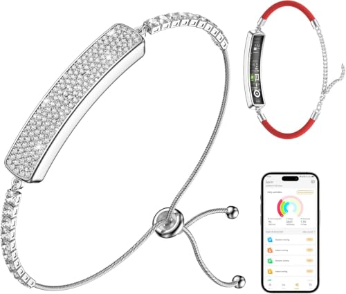 PraviLoop Fitmo Tetra Bracelet, Smart Bracelet for Women with Fitness Tracking, Heart