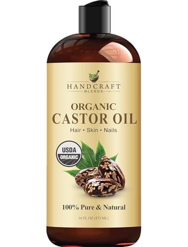 Handcraft Blends Organic Castor Oil - 16 Fl Oz | 100% Pure