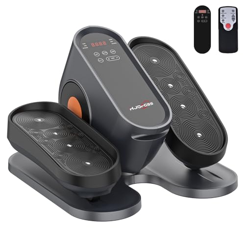 HJDFGSS Under Desk Elliptical Machine, Electric Ellipse Leg Exerciser While Sitting for