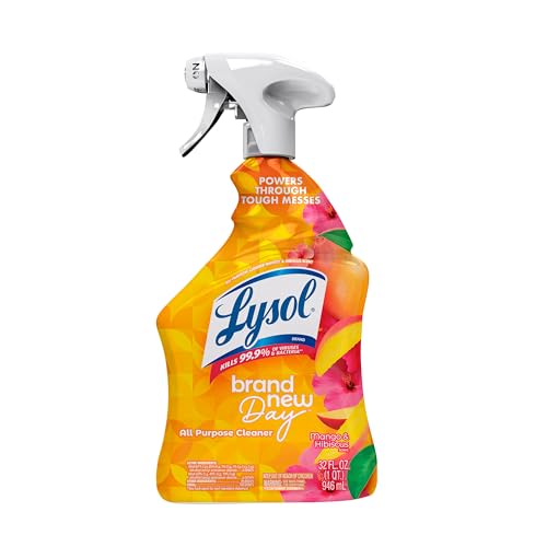 Lysol All Purpose Cleaner Spray, Disinfectant, Mango, 32oz | Multipurpose Cleaner, Sanitizer