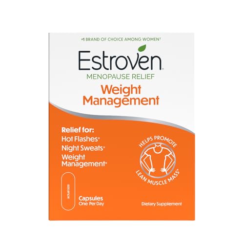 Estroven Weight Management for Menopause Relief Supplement for Women, 30 Ct |