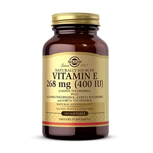 Solgar Vitamin E 268 MG (400 IU) (d-Alpha Tocopherol & Mixed Tocopherols),