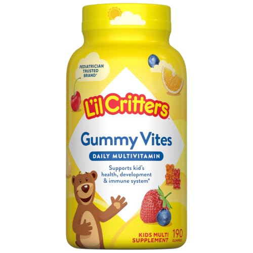 Lil Critters Gummy Vites Kids Multivitamin | 190 Gummies | with Vitamins