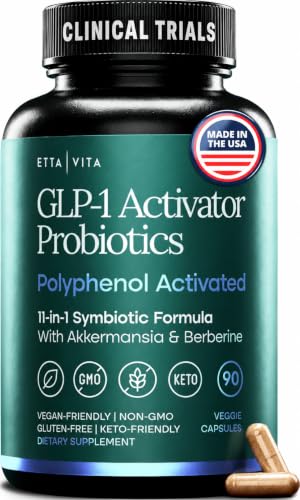 GLP-1 with Akkermansia & Berberine, GLP-1 for Weight Loss Management, 90ct |