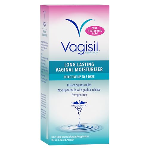 VAGISIL Prohydrate Internal Vaginal Moisturizer, Lubricant, 8 Count, 1 Pack | Prohydrate