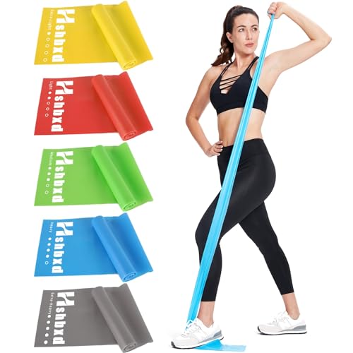 Resistance Bands Set for Physical Therapy, Rehab, Yoga and Pilates | Latex-Free