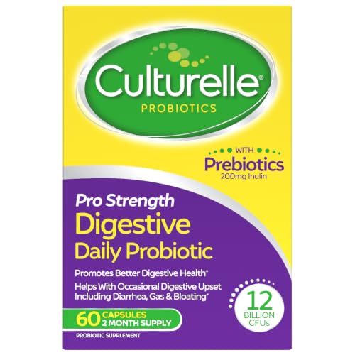 Culturelle Pro Strength Probiotics for Digestive Gut Health*, 12B CFU, 60ct |