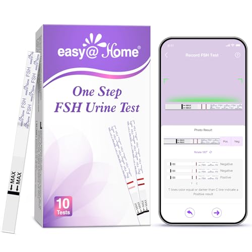 easy@Home FSH Test Kit: 10 FSH Test Strips for Women | Track