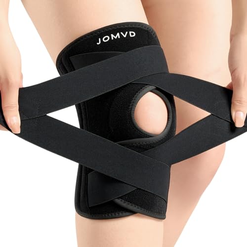 JOMVD Knee Brace for Knee Pain, Meniscus Tear, Adjustable Knee Support with