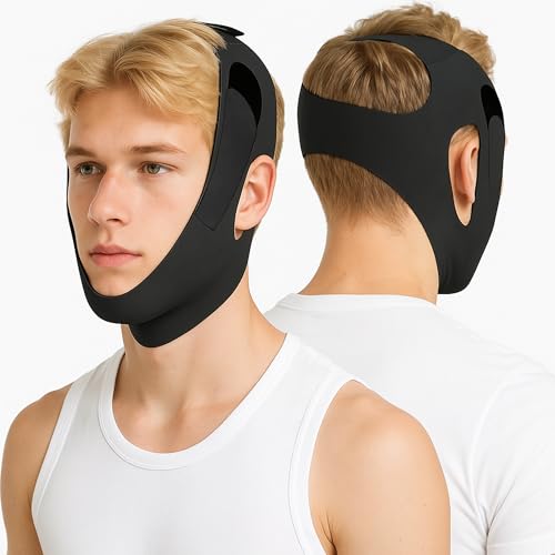 Holinee Chin Strap for Sleeping, Comfortable Chin Straps for Snoring | Adjustable