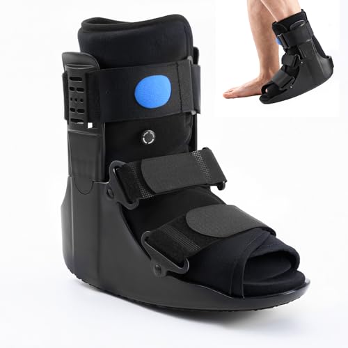 JorWystia Orthopedic Walking Boot, Air Cam Walker Fracture Boot for Broken Foot, Sprains & Achilles Injuries, Lightweight Medical Inflatable Foot Support for Post-Surgery Recovery & Mobilit(Medium)