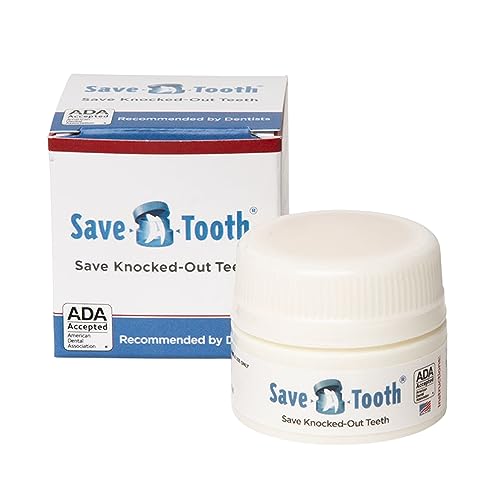 Save-A-Tooth Preservation Kit - Prevent Permanent Tooth Loss, Save Knocked Out Teeth for up to 24 Hours - Tooth Saver Made in the USA by SmartPractice - Keep in your Kit Bag for a Tooth Emergency