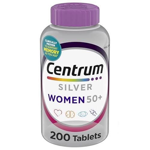Centrum Silver Women's Multivitamin for Women 50 and Over, 200 Tablets |