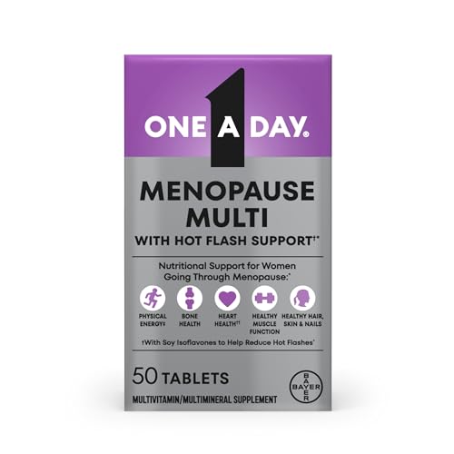 One A Day Women's Menopause Multivitamin, Menopause Support, 50 Count | Soy