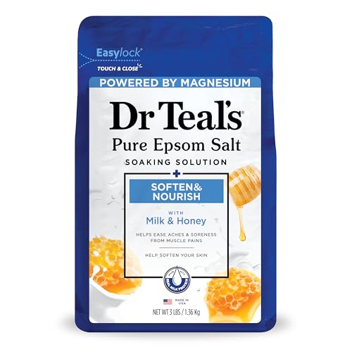 Dr. Teal's Epsom Salt Soaking Solution, Soften & Nourish with Milk and