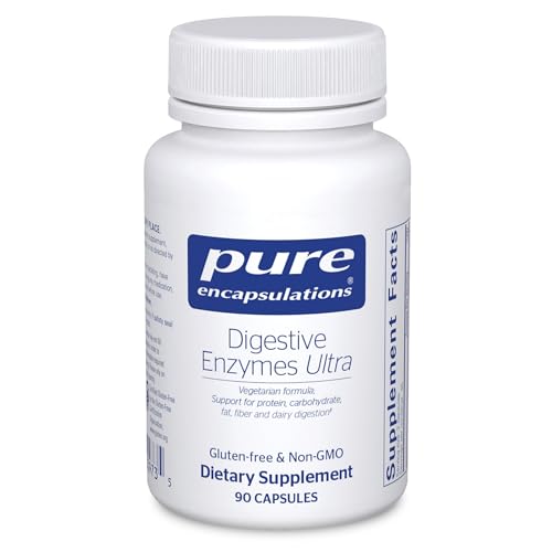 Pure Encapsulations Digestive Enzymes Ultra, 90 Capsules | Vegetarian Digestive Enzyme Supplement