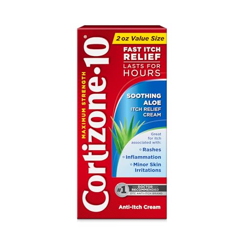 Cortizone-10 Max Strength Soothing Aloe Itch Relief Cream, 2 oz. | 1%