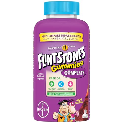 Flintstones Vitamins Complete Gummies, Kids Vitamins for Toddlers and Children, Kids Multivitamin