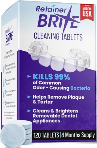 Retainer Brite - Retainer Cleaner Tablets for Invisalign, Mouth Guard Cleaner, Night
