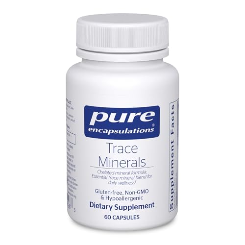 Pure Encapsulations Trace Minerals, 60 Capsules | Multimineral Supplement, Mineral Supplement, Supports