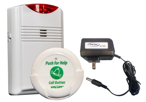 Smart Caregiver® Cordless Nurse Call System for Fall Prevention– Know When They Need Help! Includes Cordless Monitor with a Cordless Call Button
