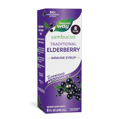 Nature's Way Sambucus Traditional Elderberry Immune Support* Syrup, 8 fl oz |