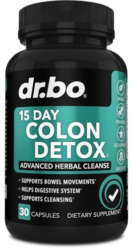 Colon Cleanser Detox for Weight Flush - 15 Day Intestinal Cleanse Pills