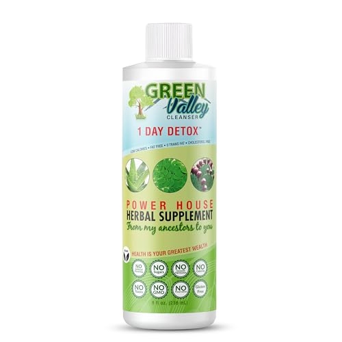 Green Valley Cleanser – Natural Herbal Colon Cleanse Detox Supplement | Supports