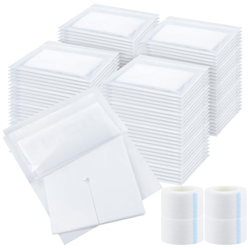 Timgle 100 Pcs 3" x 3" Split Gauze Pads 6 Ply with